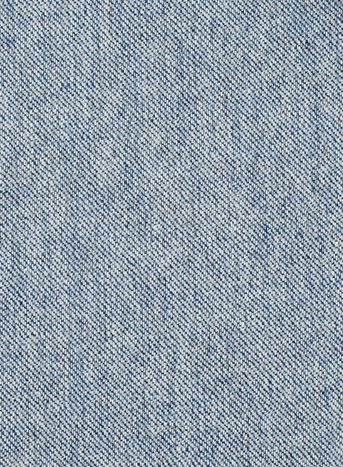 Light Blue Denim Highland Tweed Trousers - Click Image to Close