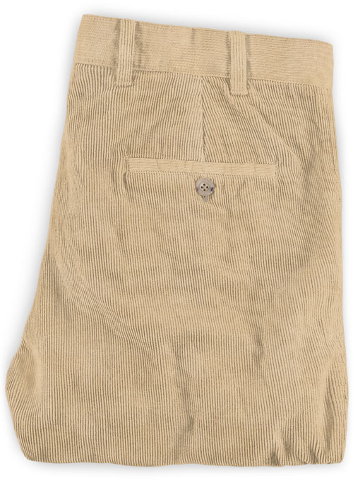 Light Khaki Corduroy Trousers