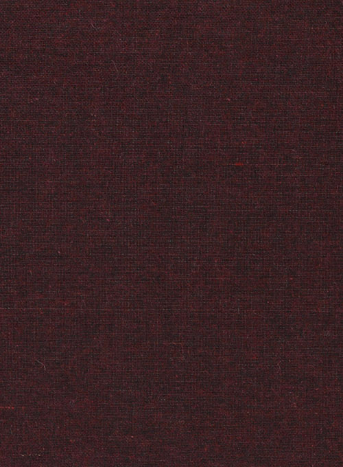 Light Weight Dark Maroon Tweed Pants