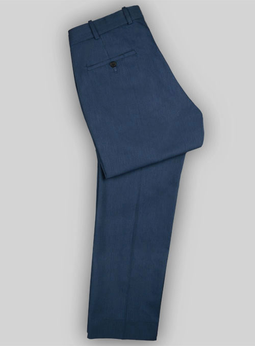 Madison Euro Blue Cotton Pants