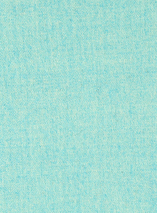 Melange Aqua Blue Highland Tweed Trousers - Click Image to Close