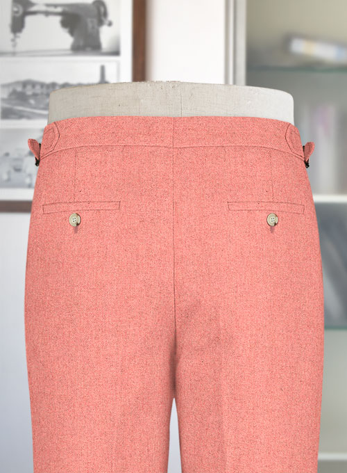 Melange Melon Highland Tweed Trousers