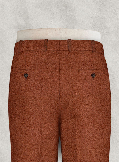 Melange Titan Rust Tweed Pants