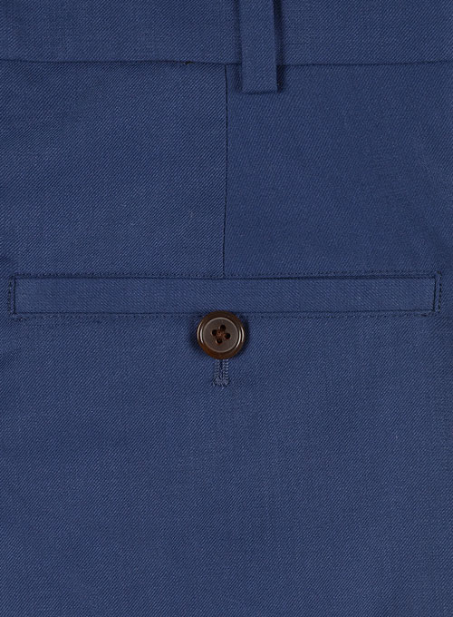 Napolean Bottle Blue Wool Pants - Click Image to Close