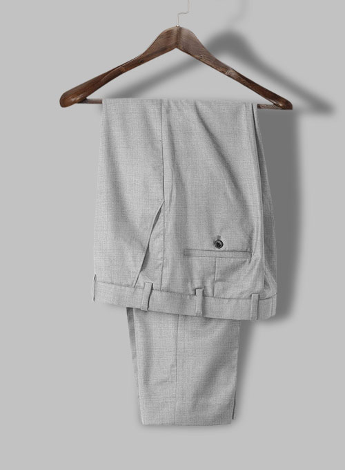 Napolean Ice Gray Wool Pants - Click Image to Close
