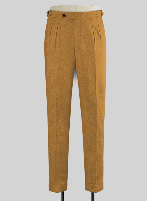 Naples Yellow Highland Tweed Trousers : Made To Measure Custom Jeans For  Men & Women, MakeYourOwnJeans®