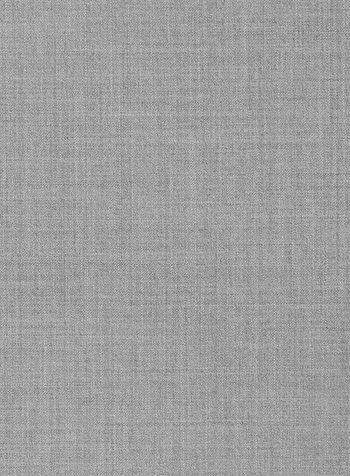 Napolean Worsted Light Gray Wool Pants