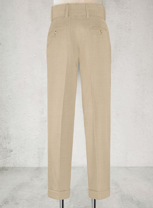 Napolean Khaki Double Gurkha Wool Trousers - Click Image to Close