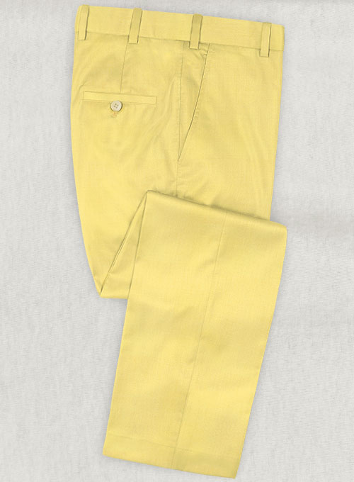 Napolean Yellow Wool Pants