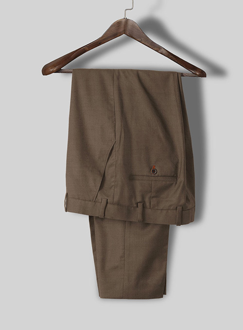 Napolean Brown Wool Pants - Click Image to Close