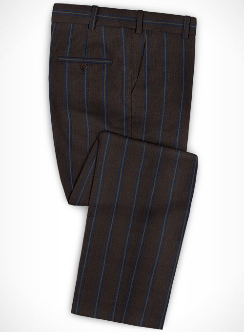 Napolean Filona Brown Wool Pants