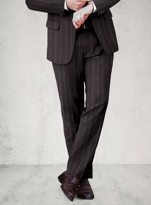Napolean Filona Brown Wool Pants - Click Image to Close