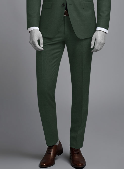 Napolean Green Wool Pants - Click Image to Close