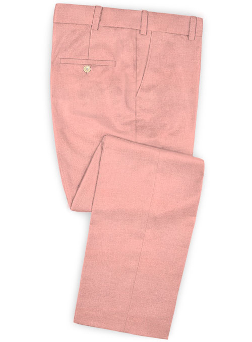 Napolean Runway Pink Wool Pants