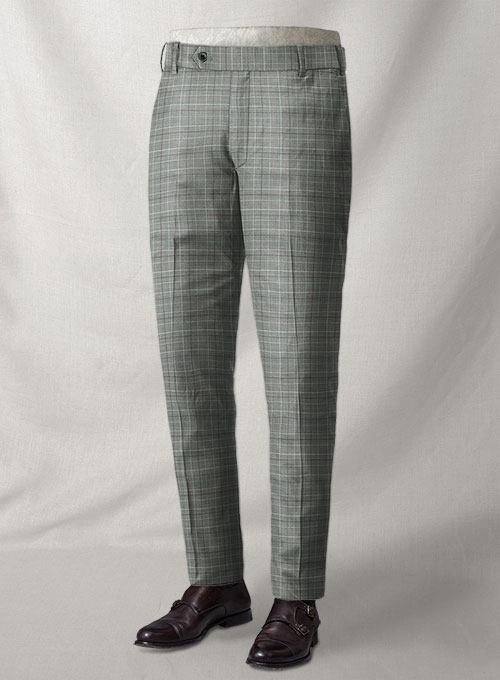 Napolean Tonia Gray Wool Pants - Click Image to Close