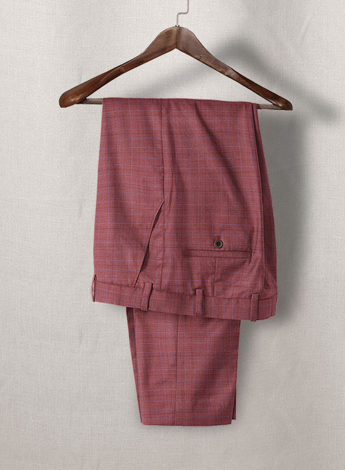 Napolean Tonia Red Wool Pants - Click Image to Close