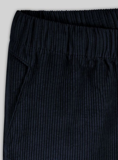 Easy Pants Navy Blue Corduroy - Click Image to Close