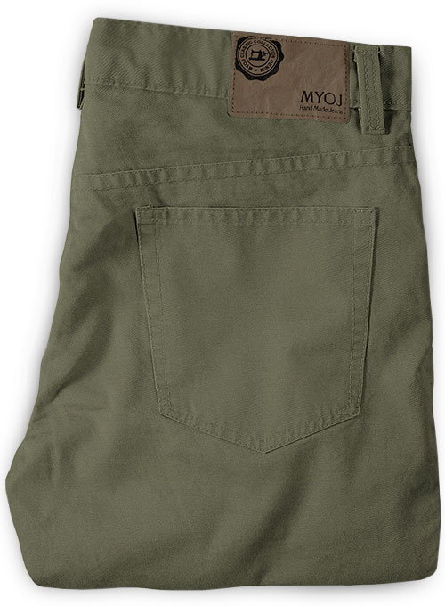 Olive Chino Jeans