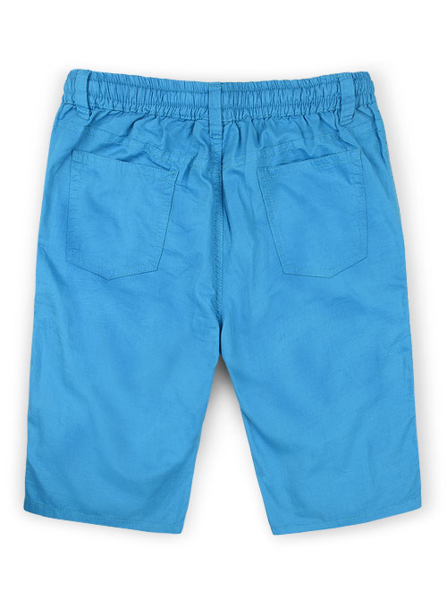 Poplene Royal Blue Light Weight Shorts