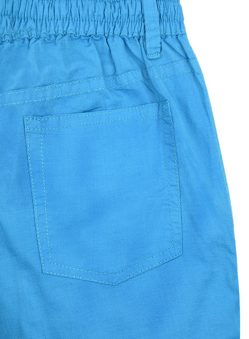 Poplene Royal Blue Light Weight Shorts