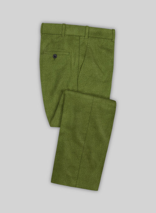 Green 2024 velvet jeans