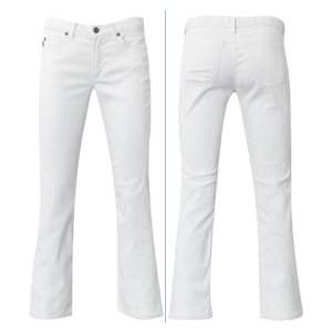 White Cotton Stretch Jeans
