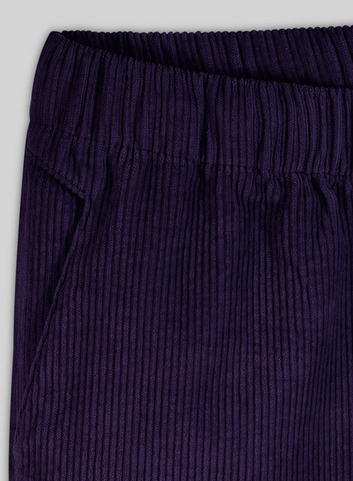 Easy Pants Purple Corduroy - Click Image to Close