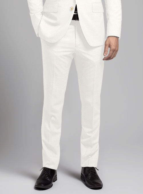 Reda Ivory Pure Wool Pants - Click Image to Close