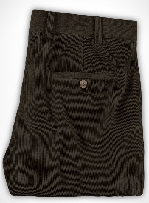 Rich Brown Corduroy Trousers