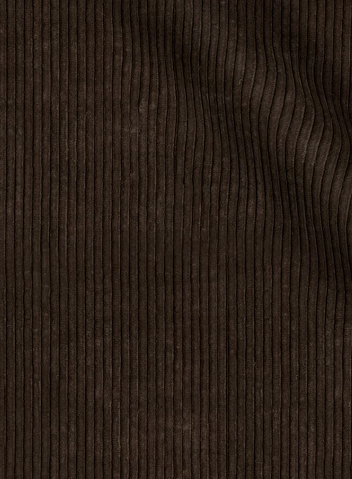 Rich Brown Thick Corduroy Pants