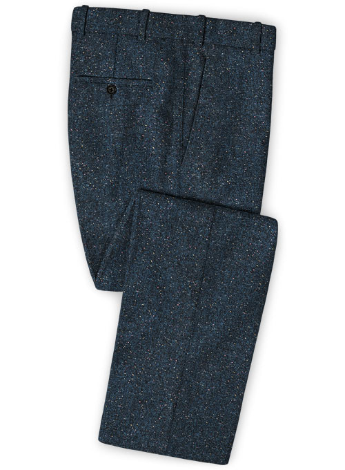 Robin Blue Flecks Donegal Tweed Pants : Made To Measure Custom Jeans For Men  & Women, MakeYourOwnJeans®