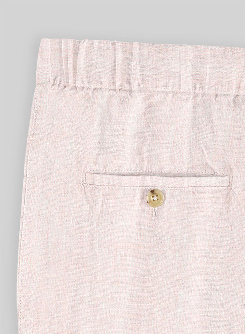 Easy Pants Roman Light Pink Linen