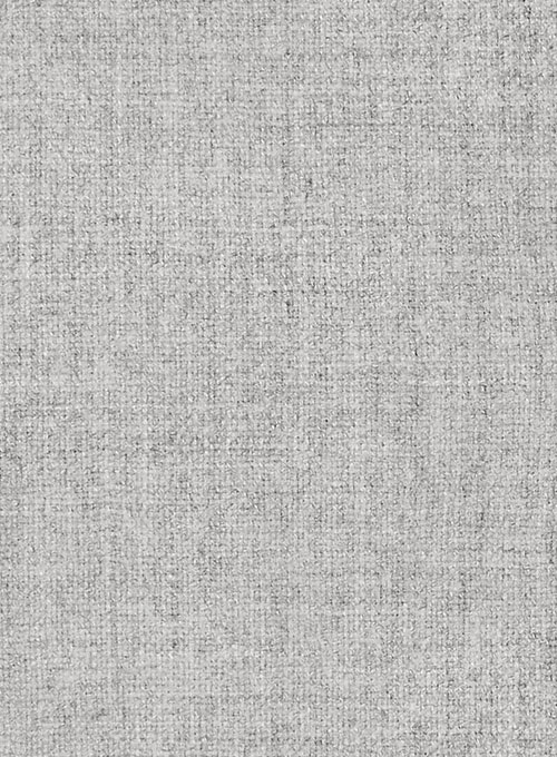Rope Weave Light Gray Tweed Pants