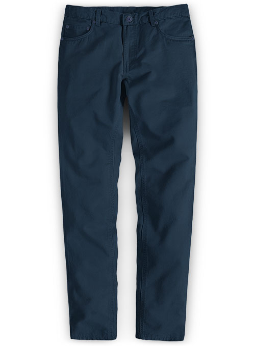 Royal Blue Stretch Chino Jeans : Made To Measure Custom Jeans For Men ...
