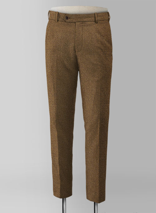 Royal Brown Heavy Tweed Pants - Click Image to Close