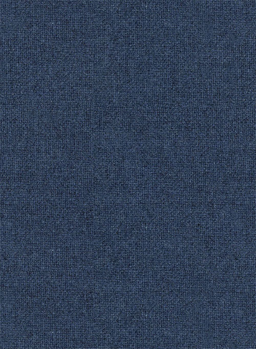 Rope Weave Persian Blue Highland Tweed Trousers - Click Image to Close