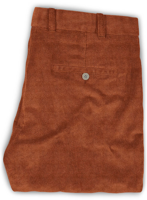 Rust 21 Wales Stretch Corduroy Trousers