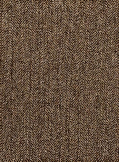 Rust Herringbone Highland Tweed Trousers - Click Image to Close