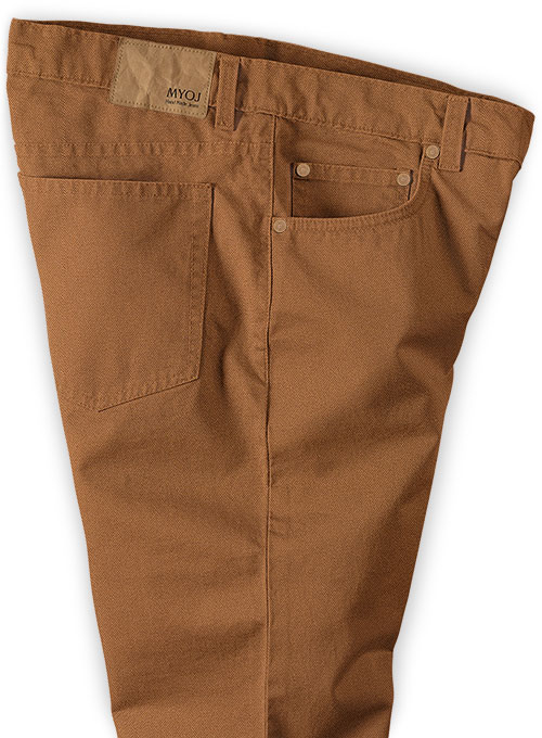 Rust Peach Finish Chino Jeans