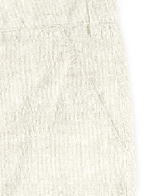 Safari Natural Cotton Linen Shorts