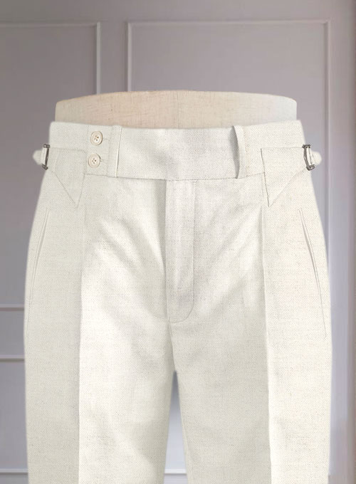 Safari Natural Cotton Linen Heritage Trousers