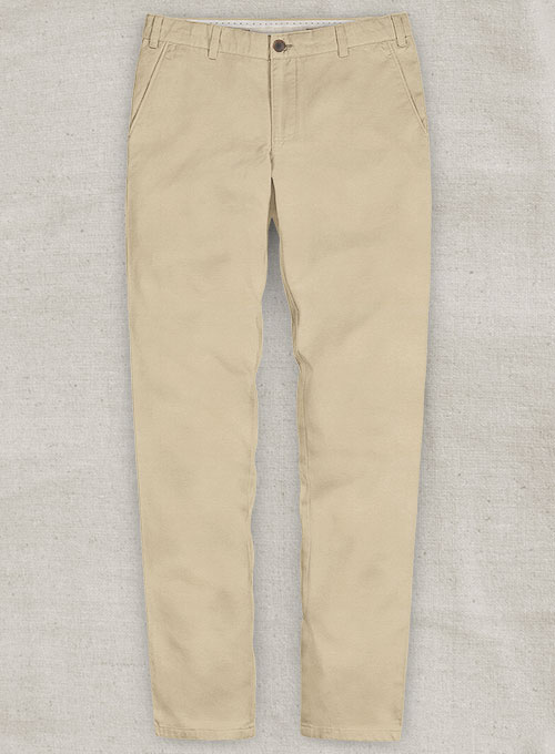 Sand Feather Cotton Canvas Stretch Chino Pants