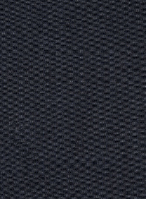 Sharkskin Blue Wool Pants - Click Image to Close