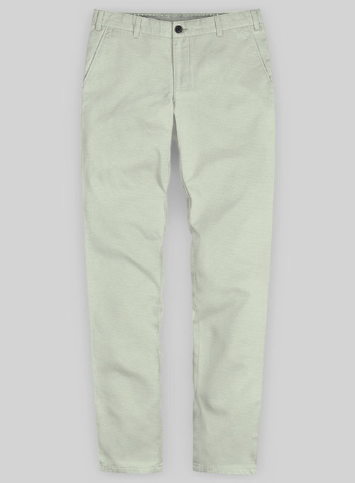 Slate Green Stretch Chino Pants