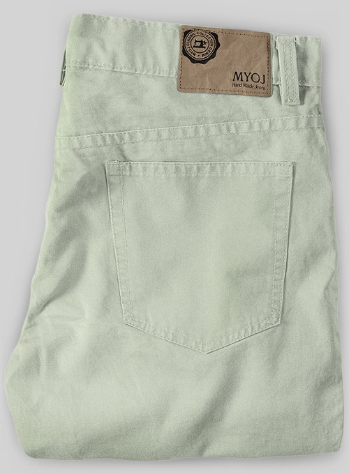 Slate Green Stretch Chino Jeans