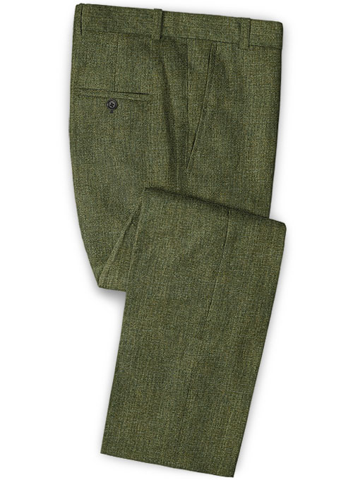 Solbiati Dew Green Linen Pants