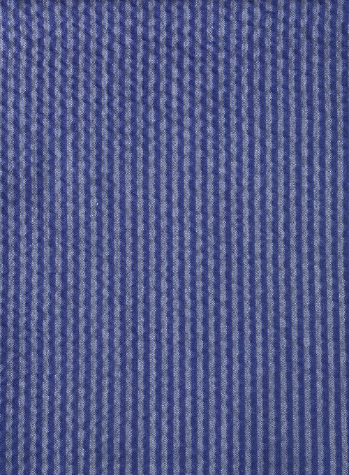Solbiati Azure Blue Seersucker Pants - Click Image to Close