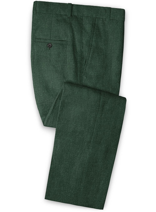 Solid Men Slim Fit Green Polyster Formal Pant at Rs 245 in Bhilwara | ID:  2851116449133