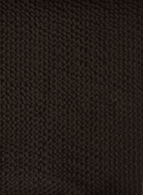 Solbiati Dark Brown Seersucker Pants - Click Image to Close