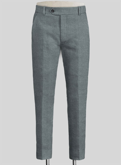 Solbiati Stone Gray Linen Pants - Click Image to Close